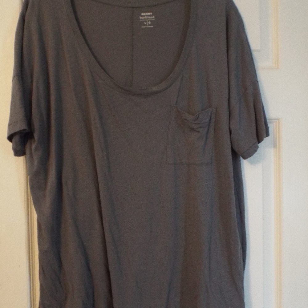 Grey Pocket Tee